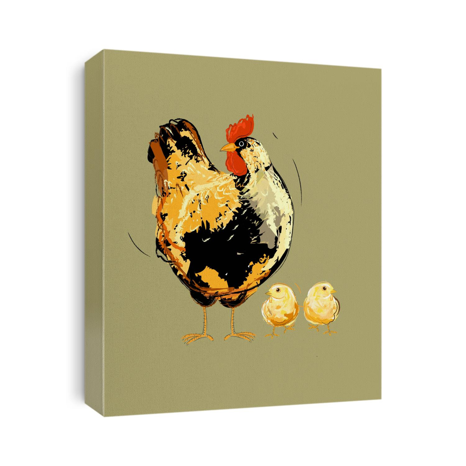 Cute chicken animal character, icon vector illustration.