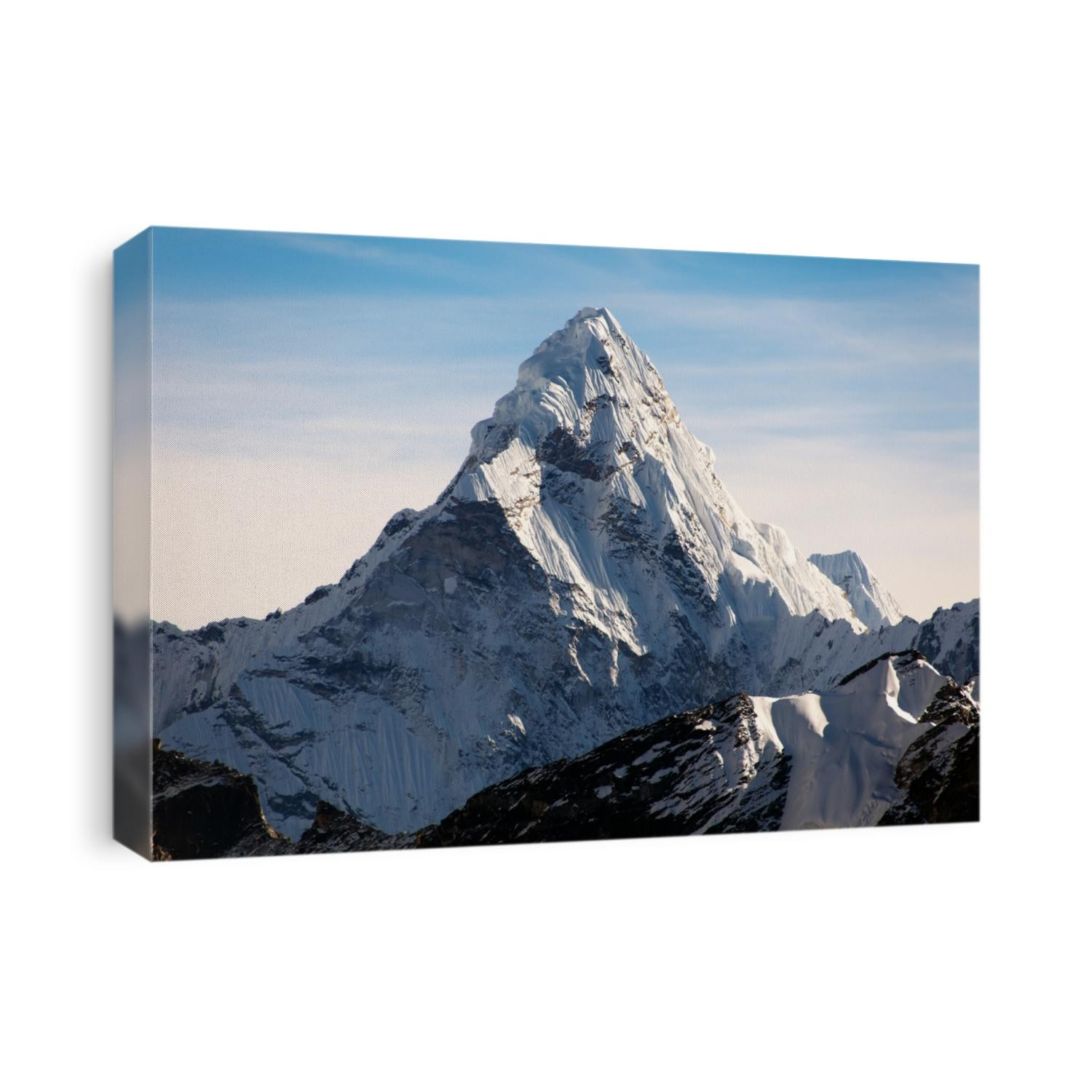 Evening view of Ama Dablam on the way to Everest Base Camp - Nepal