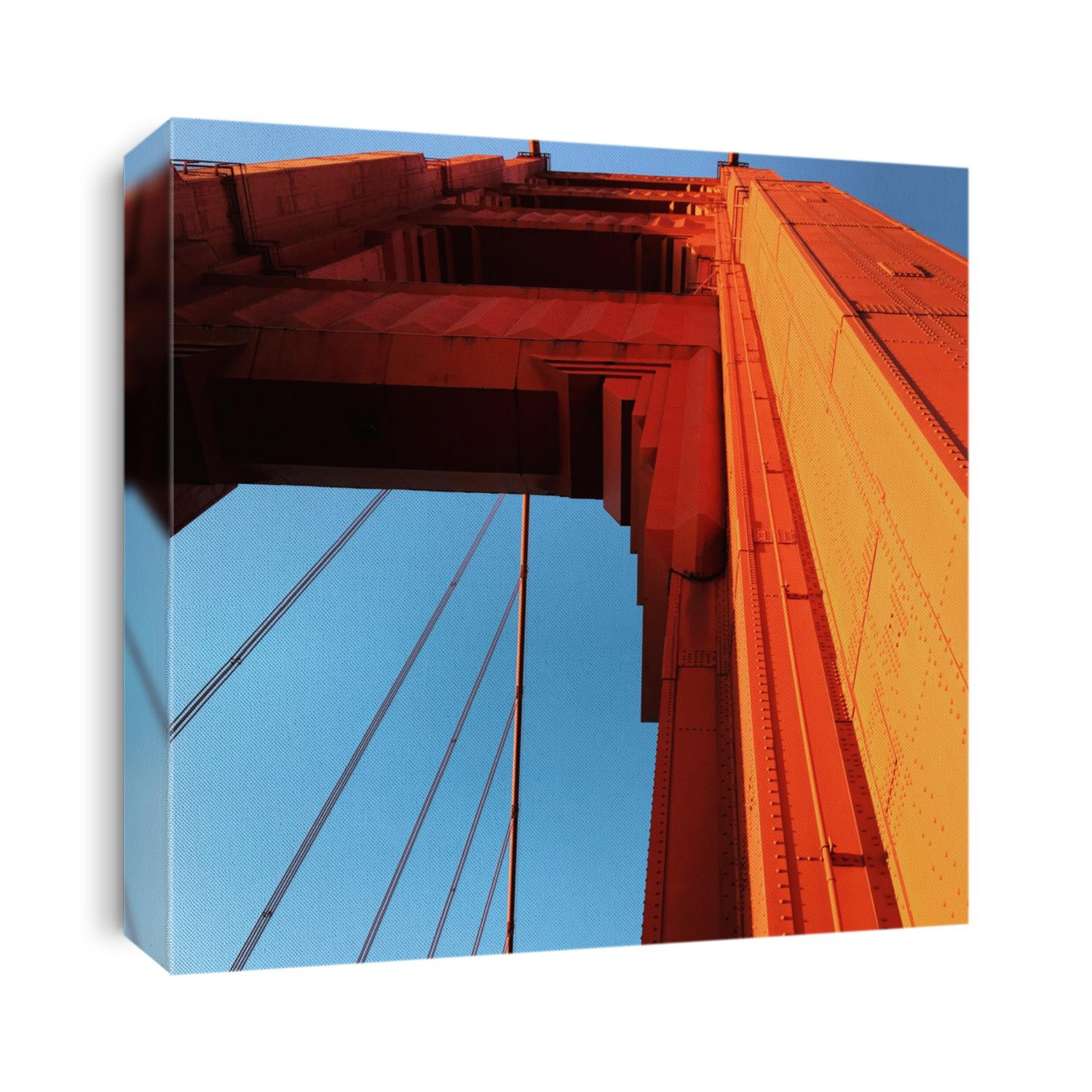 Golden Gate from inside, San Francisco, California