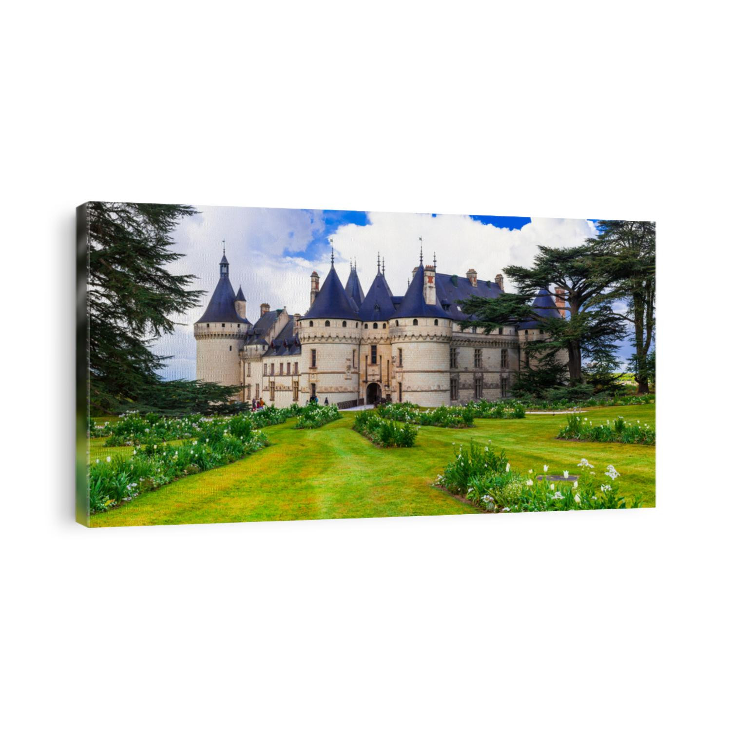 Fairytale Chaumont-sur -Loire castle. Loire valley, France