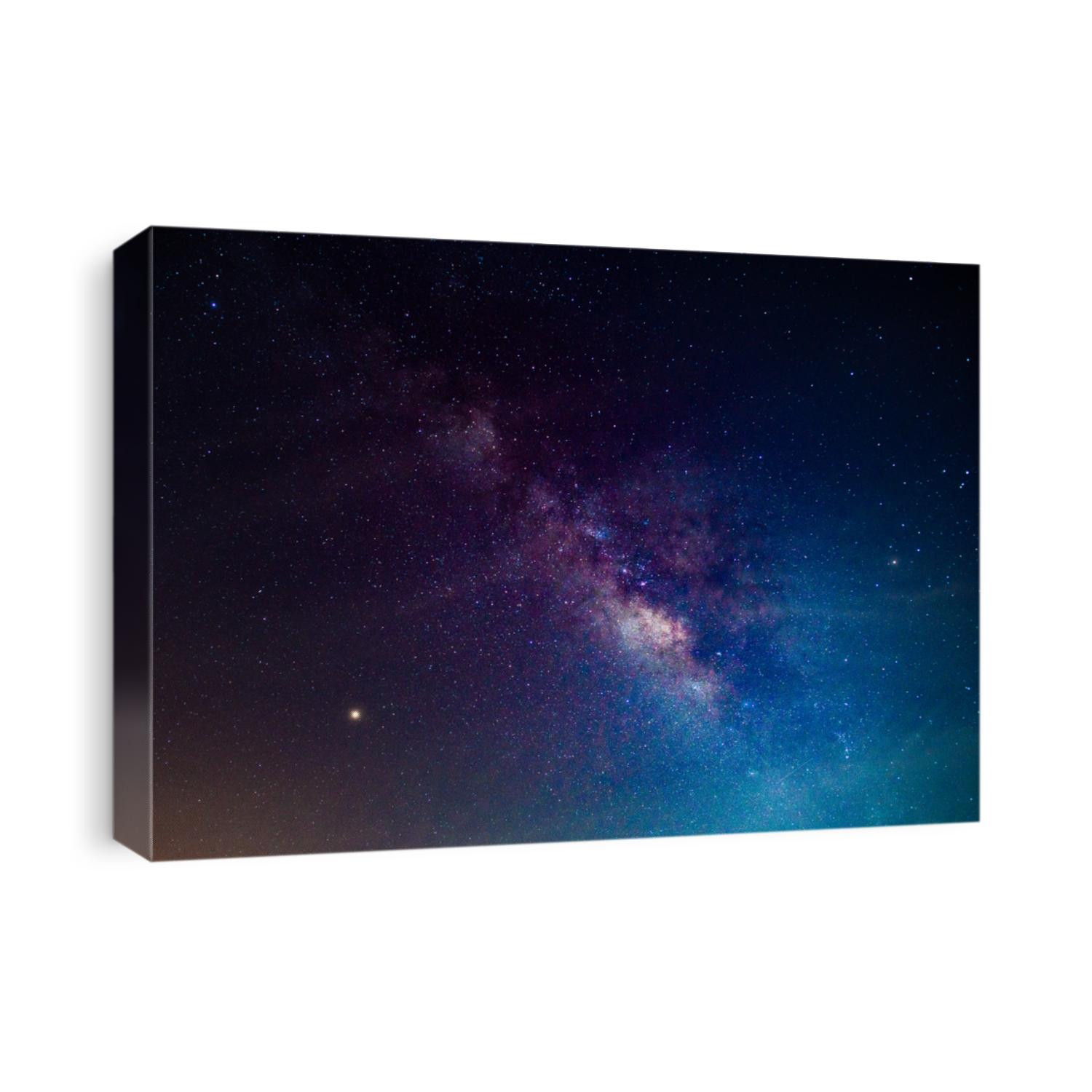 Milky way,galaxy,cosmos on dark sky