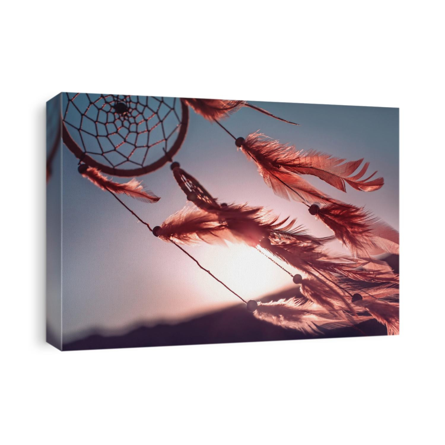 Dreamcatcher sunset , the mountains, boho chic, ethnic amulet,symbol