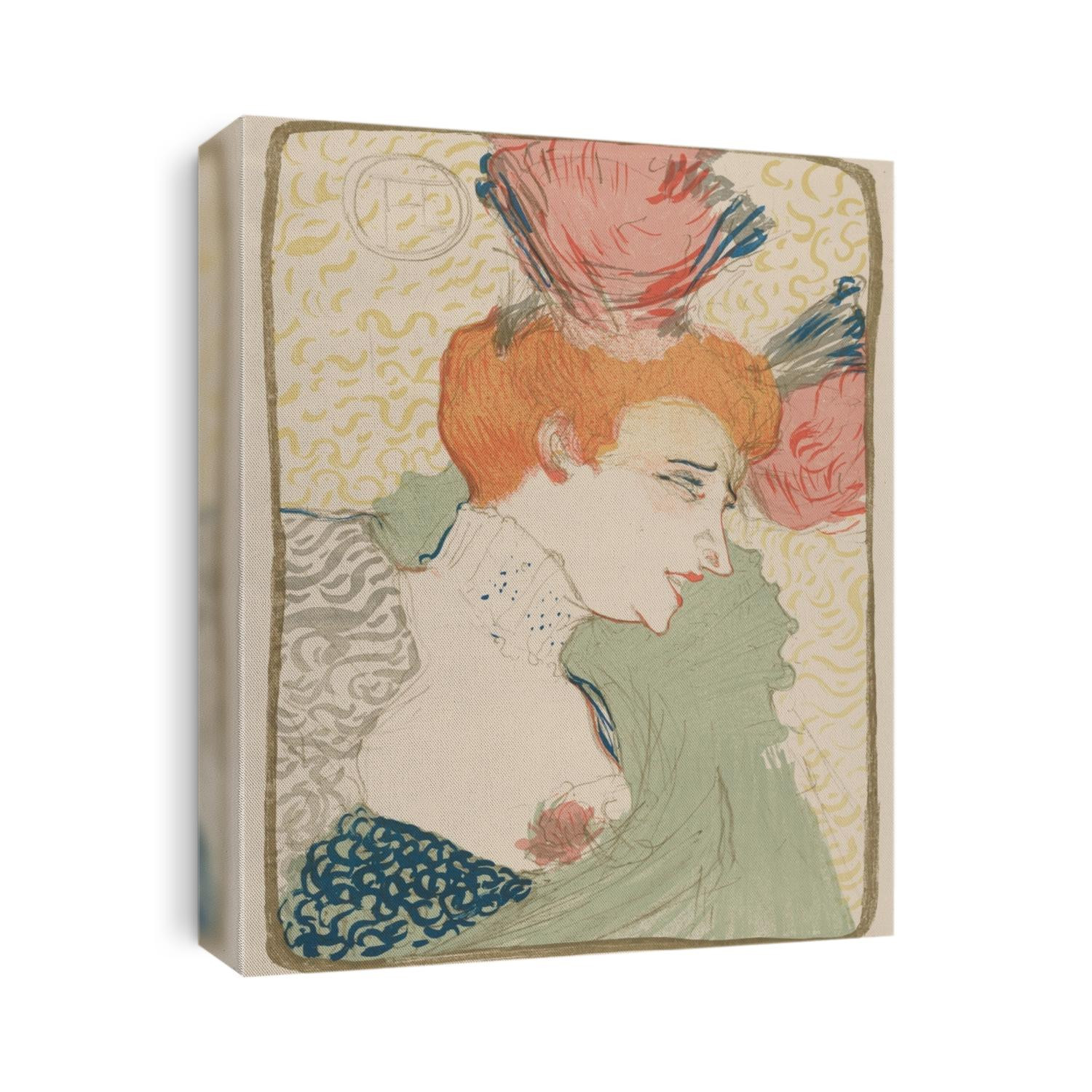 Mademoiselle Marcelle Lender, by Henri de Toulouse-Lautrec, 1895, French Post-Impressionist print. The French singer and dancer was a favorite of the artist who featured her in 12 lithographs