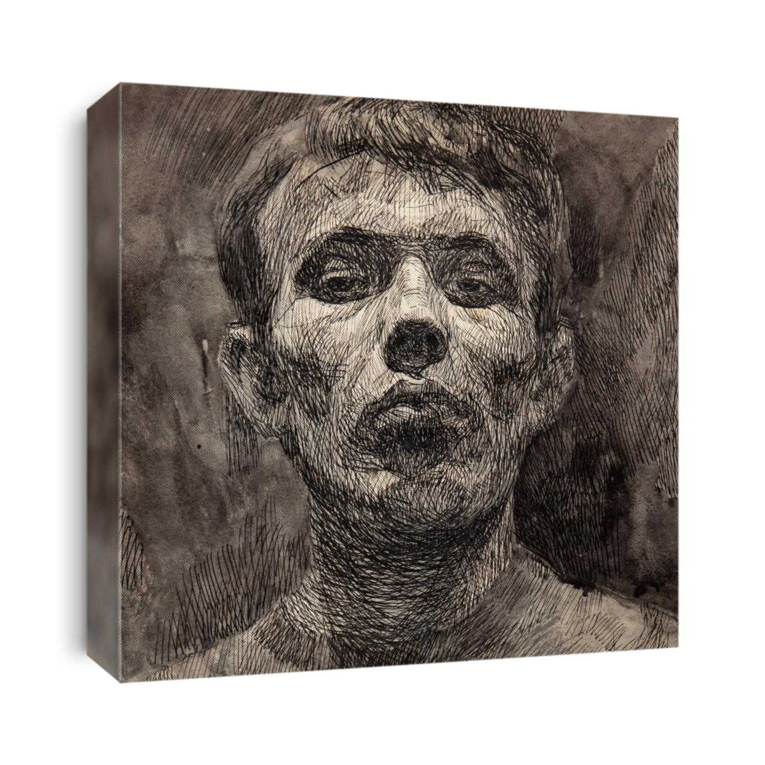 pencil drawing illustration, portrait, sketch