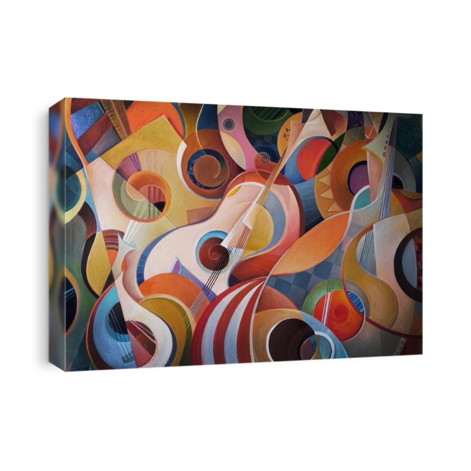 Music background, sound, handmade painting, music abstract, subject