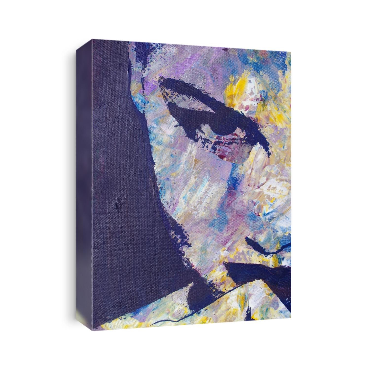 Original oil painting artwork on textured canvas