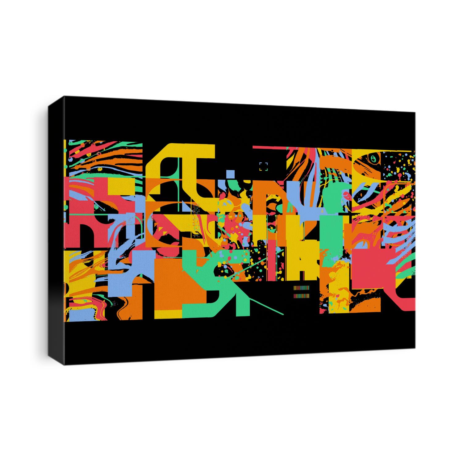 Generative design artwork graphics of bizarre computer vector generated shapes and abstract geometric design elements, useful for web background, poster fine arts, front page covers and digital prints