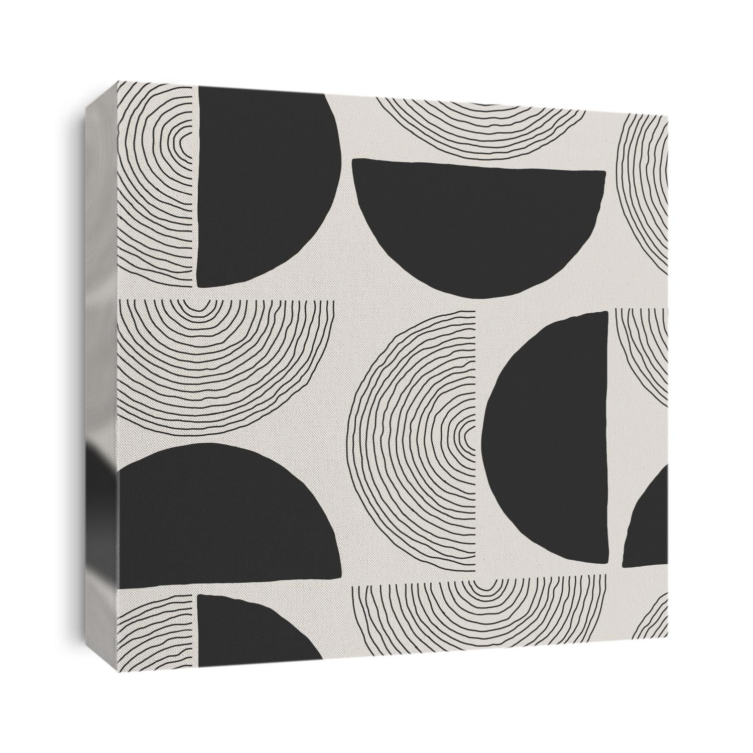 Trendy minimalist seamless pattern with abstract creative artistic hand drawn composition ideal for interior design, wallpaper, minimal background, vector illustration