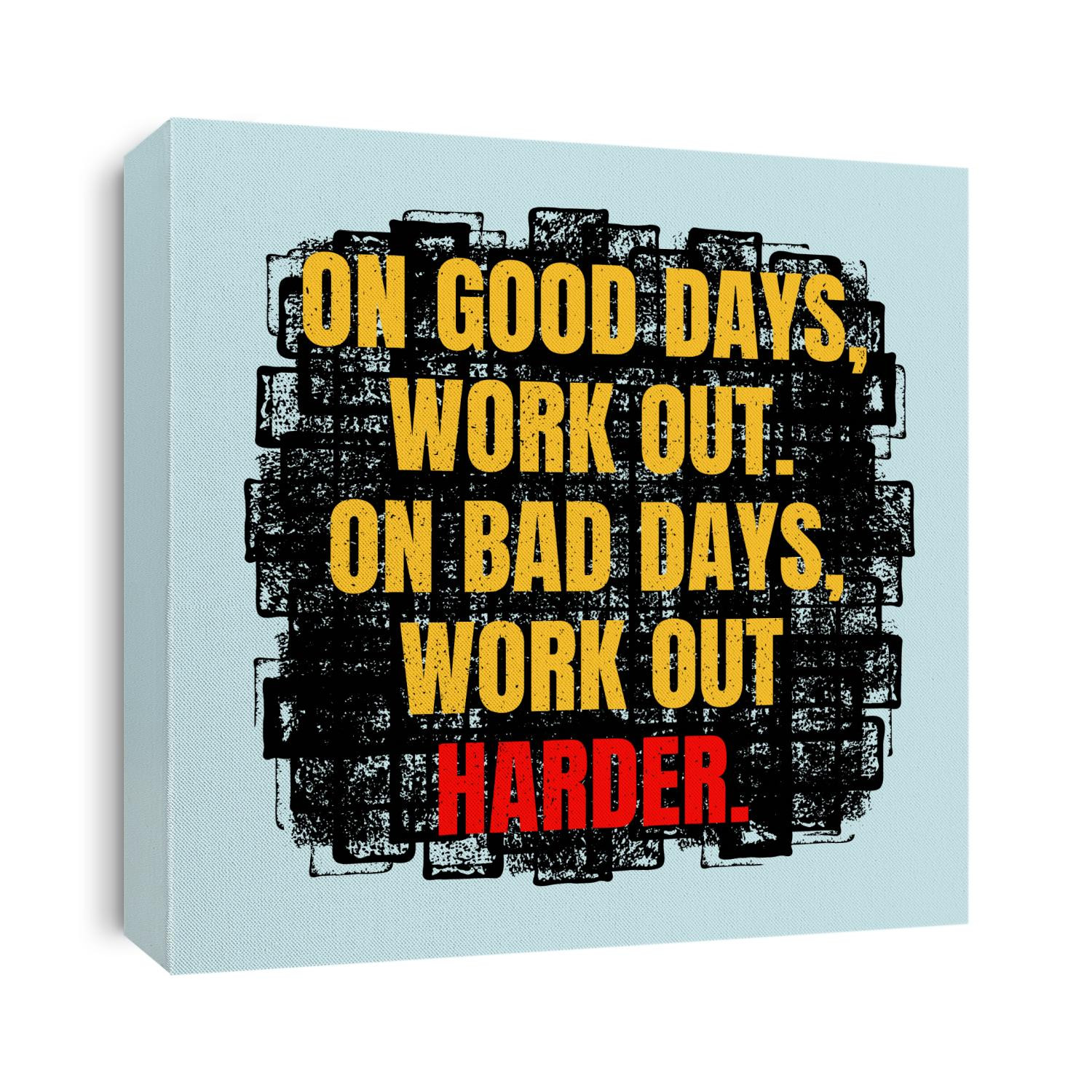  Inspiring Creative Motivation Quote Poster Template. Workout and Fitness Gym Design Element Concept. Creative Stamped Sport Custom Vector Sign On Grunge Texture Background