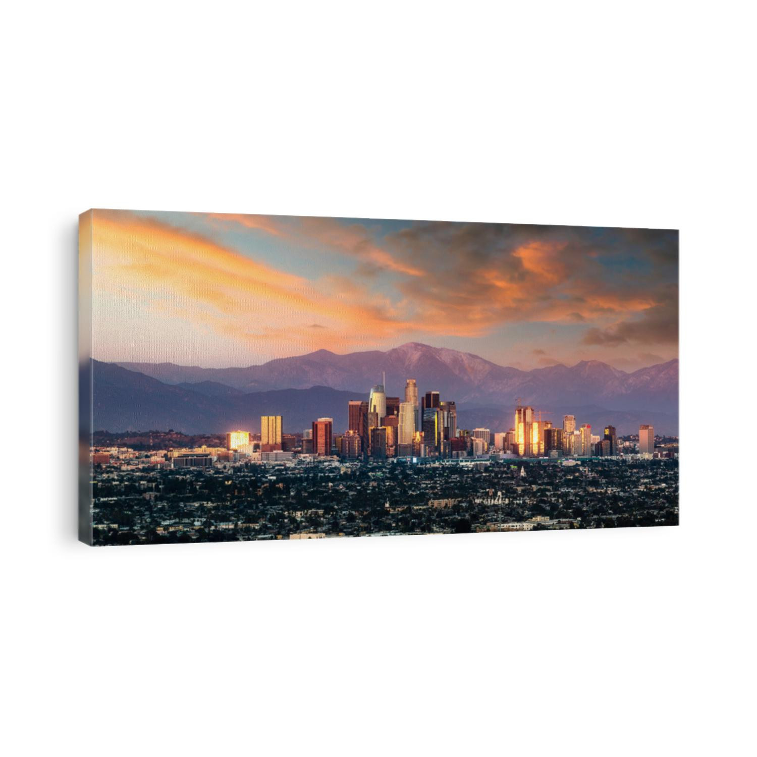 Los Angeles Skyline beautiful sunset